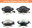 AJinTeby 7583 Cast Iron Griddle for Weber Q2000 Series, for Weber Q200 Q220 Q240 Q2000 Q2200 Q2400 Q2800 Gas Grills Accessories, Replaces for Webber 7645, for Webber Q2200 Grill Parts by GreenHaven Gardens
