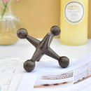 Sungmor Cast Iron Decorative Jack Statue, Home Office Accent Figurine, Antique Brown Jack Sculpture for Bookcase or Table Decoration, Creative Bookends, Paperweight, Door Stop by CozyNest Decor