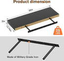 Floating Shelf, Set of 2 Wall Shelf, 36 in W x 12.75 in D x 2 in H Wooden Floating Wall Shelf with Invisible Brackets for Living Room/Bedroom/Bathroom/Kitchen Storage and Decor, Black Wood by CozyNest Decor