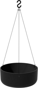 Veradek Mason Series Hanging Kona Planter - Round Planter for Outdoor Balcony/Patio | Made from Plastic-Stone Composite with Hanging Attachment | Modern Décor for, Flowers, Succulents, Small Plants by GreenHaven Gardens
