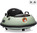 12V Electric Ride on Bumper Car for Toddlers, Kids Bumper Car with Remote Control, 360 Degree Spin, LED Lights, Dual Joysticks, Safety Belt for 18+ Months Kids, Green by TinyTreasures Baby Boutique