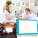Light Box Drawing Pad, Tracing Board with Type-C Charge Cable and Brightness Adjustable for Artists, AnimationDrawing, Sketching, Animation, X-ray Viewing (A4-Blue) by TinyTreasures Baby Boutique