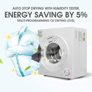 CTT 3.5 Cu. Ft. Clothes Dryer, 1500W Electric Dryers for Clothes, 110V Electric Clothes Dryer with Stainless Steel Drumble for 13.2 lbs. with 4 Automatic Drying Modes (White) by CozyNest Decor