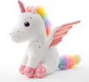Sew Butiful 8" Unicorn Stuffed Animal - Cute Plush Toy Gift for 3-8 Years Old Girls, Soft Birthday Present for Baby, Toddler, Kids, Decor (White) by TinyTreasures Baby Boutique