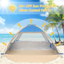 Gorich Beach Tent Sun Shelter for 3/4-5/6-7/8-10 Person with UPF 50＋ UV Protection, Lightweight & Easy Setup Beach Shade Canopy, Portable Beach Shade Tent Beach Cabana by TinyTreasures Baby Boutique