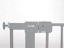 Safety 1st Easy Install Baby Gate for Doorways, Auto-Close Pressure-Mounted Magnetic Latch, Indoor Dog Gates, No Drilling, Fits 29"-38", Grey by TinyTreasures Baby Boutique