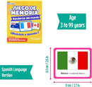 Menique, Juego de Memoria de Banderas del Mundo en español, para niños y adultos. Flags of The World, Memory Matching Game in Spanish, for Kids and Adults, 100 Tiles 50 Pairs. by TinyTreasures Baby Boutique