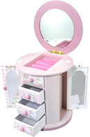 Pink Cute Bunny Jewelry Box for Girls & Kids - Organizer Gift by TinyTreasures Baby Boutique