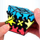 Gear Cube 3x3 with Three-Dimensional Gear Structure Magic Cube 3x3x3 Puzzles Toys (60mm) Brain Teaser Puzzle Game Toy for Children and Adults (Style A) by TinyTreasures Baby Boutique