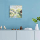 Small bridge stream house Jiangnan style landscape poster suitable for living room bedroom office natural oil painting poster by CozyNest Decor