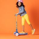 Jetson Character Kids Kick Scooter, LED Lights on Stem & Light-Up Wheels, Lightweight Frame, Height-Adjustable Handlebar, Lean-to-Steer System, Easy-Fold Mechanism by TinyTreasures Baby Boutique