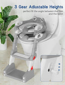 Potty Training Seat, Toddler Potty Training Toilet, Upgrade 2 In 1 Toddler Toilet Seat with Steps Stool Splash Guard and Anti-Slip Pad Soft Cushion, Potty Seats for Toddlers Baby Kids by TinyTreasures Baby Boutique