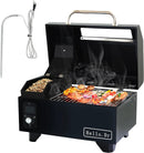 Portable Wood Pellet Grills 900°F，Smoker with Viewing Window – 8-in-1 BBQ, Digital Control, LED Screen, Temperature Control, Meat Probe，Bake and Roast, Ideal for Camping, RV, Beach Backyard by GreenHaven Gardens