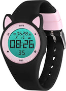 Kids Watches for Girls Boys Digital Sport Watch with Step Counter Pedometer Vibration Alarm Clock, No App Waterproof Fitness Tracker Kids Watch Boys Girls Teens Students Ages 5-16 by TinyTreasures Baby Boutique