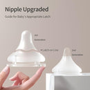 Pigeon Silicone Nipple (LL) with Latch-On Line, Natural Feel, 9+ Months, 4 Counts by TinyTreasures Baby Boutique