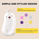 Baby Nail File Electric, Gentle Rechargeable Nail Trimmer, Baby Nail Clippers Grooming Kit Manicure Set for Infant Toddler or Adults, 6 Grinding Head Replacement Pads White by TinyTreasures Baby Boutique
