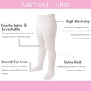 Marchare Baby Girls Tights Thick Solid Cable Knit Leggings Winter Warm Stockings For Toddler Girls 1/2/3/4/5 Pack by TinyTreasures Baby Boutique