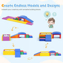 Lischwert Foam Climbing Blocks for Toddlers, Soft Play Ball Pit, Baby Climbing Blocks Soft Play Climbing for Toddlers with Foldable Block and Tunnel Indoor Climbing Toys for Toddler 1-3 by TinyTreasures Baby Boutique