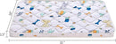 Baby Bassinet Mattress 32x 18 inches- Firm Support and Comfort Premium Foam,Noiseless and Odorless,Hypoallergenic Small Crib Mattress, Fits Moses Basket, Dual Sided with Soft Breathable Fabric by TinyTreasures Baby Boutique