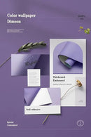Dimoon 118''x17.7'' Purple Peel and Stick Wallpaper Contact Paper Modern Self Adhesive Wall Paper Removable Renter Friendly Textured Solid Color Shelf Cabinet Vinyl Roll (118''x17.7'',Dark Purple) by GreenHaven Gardens