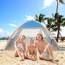 Gorich Beach Tent Sun Shelter for 3/4-5/6-7/8-10 Person with UPF 50＋ UV Protection, Lightweight & Easy Setup Beach Shade Canopy, Portable Beach Shade Tent Beach Cabana by TinyTreasures Baby Boutique