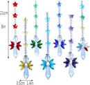 Crystalsuncatcher Crystal Glass Guardian Angel Rainbow Maker Collection Suncather,Set of 7 by GreenHaven Gardens