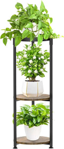 KMOTASUO 3 Tier Tall Metal Plant Stand, 35 Inch Plant Stands Indoor Outdoor, Rustproof Flower Pot Holder Display Rack for Corner Patio Garden Balcony Living Room by GreenHaven Gardens