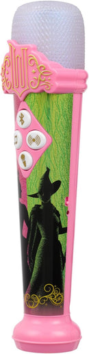 eKids Wicked Karaoke Microphone for Kids, Bluetooth Microphone Includes Built-in Music and Light Show, Designed for Fans of Wicked Toys by TinyTreasures Baby Boutique