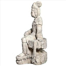 Design Toscano Resting Guan-Yin Patroness of Compassion Asian Decor Outdoor Garden Statue, 35 inch Tall, Fiberglass Cast Stone Resin, Limestone Finish by GreenHaven Gardens