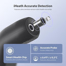iHealth Touchless Thermometer for Adults and Kids, FSA/HSA Eligible, Color-Coded Alert & Silent Mode, 1-Second Accurate Fever Check, Portable for Home, Travel Use - PT2L Black by TinyTreasures Baby Boutique