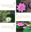 DOITOOL 3 Pcs Artificial Floating Foam Lotus Leaves 15.7 Inch Artificial Water Lily Pads Ornaments for Patio Fish Pond Pool Aquarium Decor, Green by GreenHaven Gardens