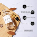 Molimoli - Premium Olive Oil Dispenser Bottles for Kitchen with Pourer - Oil and Vinegar Dispenser Set, Glass Dispenser for Kitchen, Dispenser Bottle of 350ml - Set of 2 by CozyNest Decor