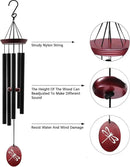 Wind Chimes for Outside, 33 Inch Wind Chimes Outdoor Tuned Soothing Melody, Memorial Wind Chime Sympathy Gifts for Loss of Loved One Prime. Garden Wind Chime. Dragonfly by CozyNest Decor