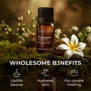 Gya Labs Frangipani Essential Oil for Diffuser - 0.34 Fl Oz - 100% Pure Natural Frangipani Oil for Skin, Face, Aromatherapy & Candle Making Scent by CozyNest Decor