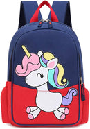 12 inch Kids Small Toddler Preschool Travel Backpack Cool Cute Cartoon Daypack (Little Red Unicorn) by TinyTreasures Baby Boutique