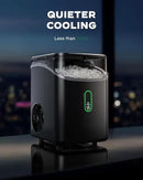 Silonn Nugget Ice Maker Countertop, Pebble Ice Maker with Soft Chewable Ice, Ready in 6 Mins, 34lbs Per Day, One-Click Operation Ice Machine with Self-Cleaning, for Home, Kitchen, Party, RV, Camping by CozyNest Decor