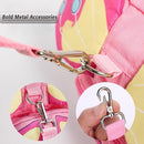 Toddlers Leash + Anti Lost Wrist Link Child Kids Safety Harness Kids Walking Wristband Assistant Strap Belt for Girl Pink Christmas Gift (PINK2) by TinyTreasures Baby Boutique