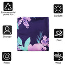 Carseat Cover Girls, Multiuse - Nursing Breastfeeding Covers, Purple Flower Theme, Car seat Canopy, Stretchy Soft Breathable by TinyTreasures Baby Boutique