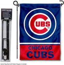 WinCraft Chicago Baseball Garden Flag with Stand Holder by GreenHaven Gardens