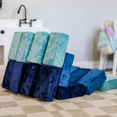 The Original Premium Plush Building Block for Kids - Certified Safe Foam Blocks in Luxuriously Soft Fabric Covers - Set of 24 (Ocean) by TinyTreasures Baby Boutique