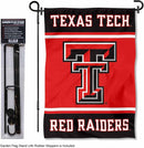 College Flags & Banners Co. Texas Tech Red Raiders Garden Flag with Stand Holder by GreenHaven Gardens
