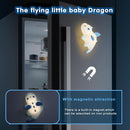 Cute Baby Dragon Kids Night Light for Kids,Cute Soft Silicone Lamp 3 Level Dimmable Changing Rechargeable Breastfeeding Nursery Portable Kawaii Lamps,Bedside Lamp for Baby and Toddler,Boy Girls（Blue） by TinyTreasures Baby Boutique