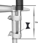 Universal Trampoline Replacement Enclosure Poles with Clamp and Hardware (only fit for The Trampoline with 6 Poles) by TinyTreasures Baby Boutique