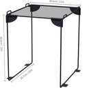 Neudeco Pack 2, Mesh Locker Shelf, Stackable Extra Tall Locker Organizer, Collapsible and Metal Build, Fits Standard Size School Locker, Suitable for Work, Kitchen, Bathroom (Grey) by CozyNest Decor