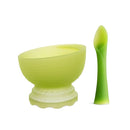 Olababy 2 Piece Baby Led Weaning Advanced Feeding Set, Includes Training Spoon and Steambowl by TinyTreasures Baby Boutique