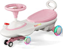 Kids Electric Ride On Car 12V - Electric Wiggle Car with Rechargeable Battery, LED Lights & Music,Anti-Rollover for Boys Girls Ages 3-8, Indoor/Outdoor Toy Vehicle up to 150 lbs by TinyTreasures Baby Boutique