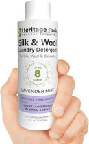 Heritage Park Silk & Wool All-Natural Lavender Mist Scent, pH-Neutral Laundry Detergent - Enzymes-Free, Ultra Concentrated (4 fl oz Trial Size) by TinyTreasures Baby Boutique
