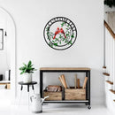 Personalized Name Garden Cardinal Metal Signs, Custom Family Name Outdoor Indoor Wall Decorations, Wall Art for Mom Sister Grandma Dad, Housewarming Gift Birthday Retirement by CozyNest Decor