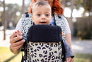 Beco Gemini Baby Carrier Newborn to Toddler - Front, Back and Hip Seat Carrier, Baby Carrier Backpack & Baby Front Carrier with Adjustable Seat, Ergonomic Baby Holder Carrier 7-35lbs (Jade Leopard) by TinyTreasures Baby Boutique