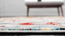 Unique Loom Rosso Collection Vintage, Geometric, Bohemian, Traditional, Distressed, Southwestern Area Rug, 8' 0" x 10' 0", Multi/Ivory by CozyNest Decor